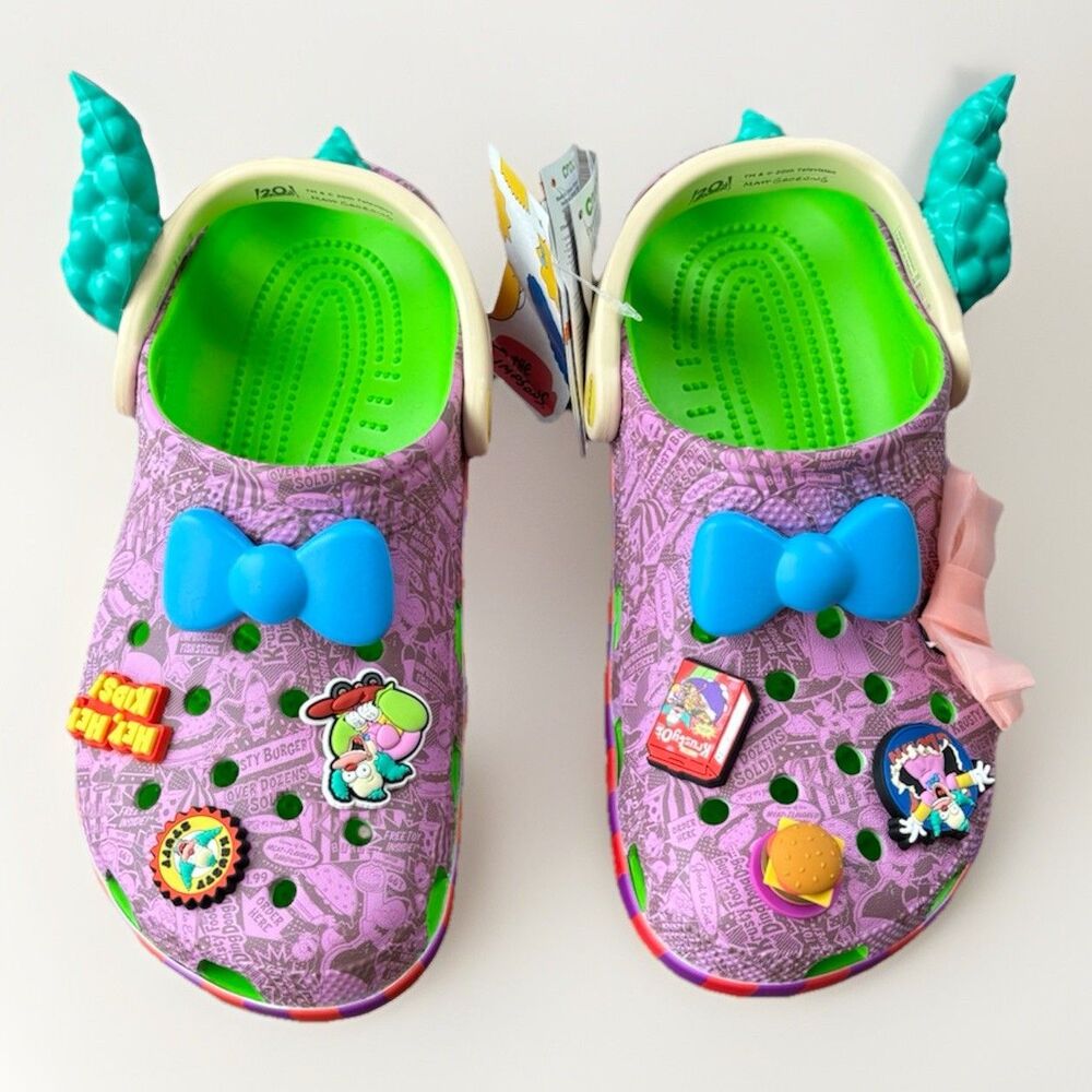 Crocs x The Simpsons Krusty the Clown Clog Women’s 8 Men’s 6 NWT 211107-90 Shoes